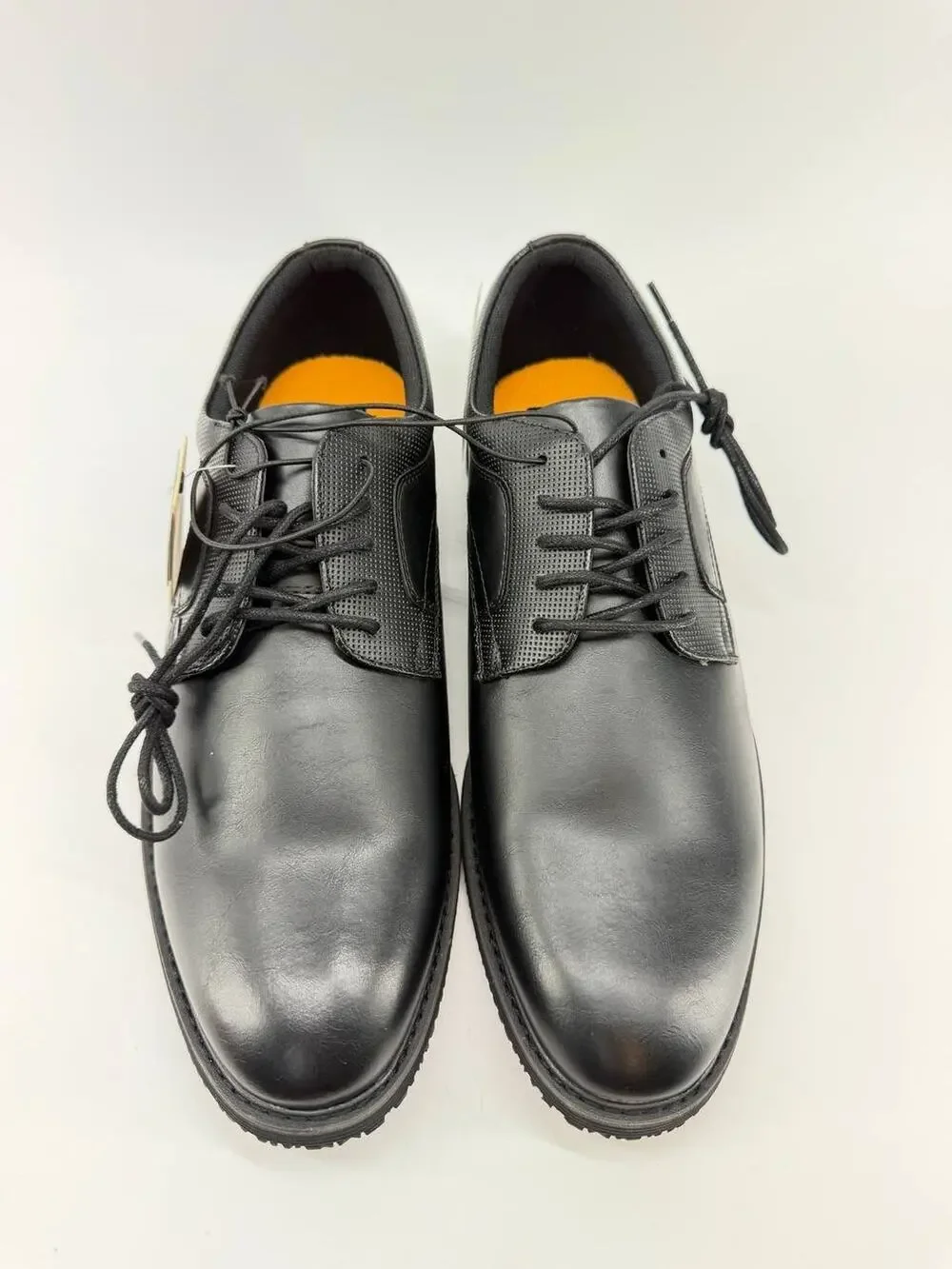 Madden NYC Mens Black Slip Resistant Oxford Work Shoes US 10 Pre-Owned